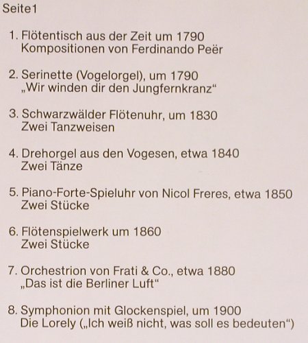 V.A.Happy Orchestrion-Der Jahrmarkt: Hist.Museum Frankf.Dez.1977,Booklet, Siegfrieds MechanischesM(SMM 03), D, 1977 - LP - Y4886 - 9,00 Euro