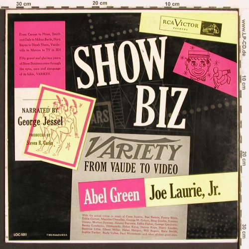 Show Biz: from Vaude to Video-Variety, spoken, RCA Victor, Mono(LOC 1011), US, 1953 - LP - Y4981 - 9,00 Euro