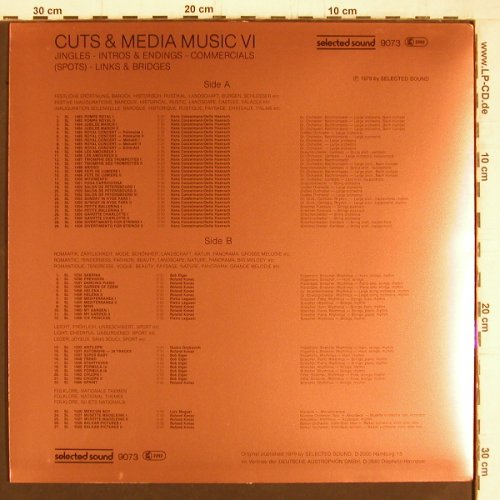 V.A.Cuts & Media Music VI: Jingles, Intros & Endings (No.73), SelectedS.(9073), D, 56Tr., 1979 - LP - Y5088 - 6,00 Euro