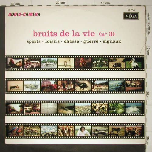 Bruits de la Vie 3 - Geräusche: sports - loisirs - chasse ..., Vega(19.034), F, m-/vg+, 1970 - LP - Y590 - 5,00 Euro