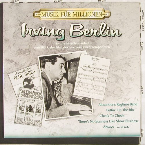 V.A.Musik für Millionen: Irving Berlin, 100 Jahre, Foc, MCA(15 231 4), D, 1988 - LP - Y63 - 6,00 Euro