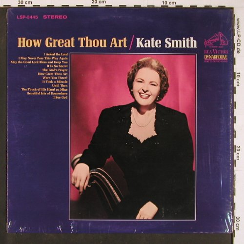 Smith,Kate: How Great Thou Art, RCA(LSP-3445), US, 1965 - LP - Y714 - 12,50 Euro
