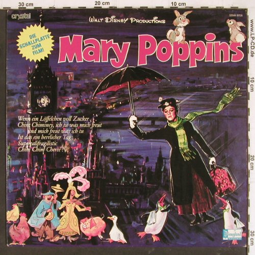 Mary Poppins: Walt Disney's,i.deutsch,Filmfassung, Disneyland/Crystal(STMA 9708), D, 1973 - LP - Y7971 - 7,50 Euro