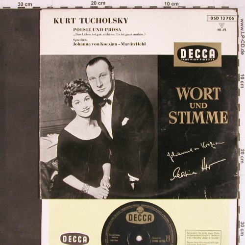 Tucholsky,Kurt: Poesie und Prosa, Decca Wort u.Stimme(DSD 13 706), D,  - 10inch - Y7972 - 9,00 Euro