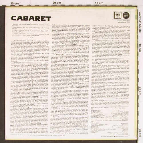 Cabaret: Orig.Broadw.Cast, Haworth,Gilford.., Columbia(KOS 3040), US, 1972 - LP - Y7983 - 7,50 Euro