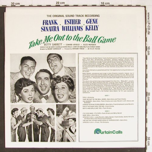 Take Me Out to the Ball Game: Sinatra,Ester Williams, Gene Kelly, Curtain Calls(100/18), US,  - LP - Y7985 - 7,50 Euro