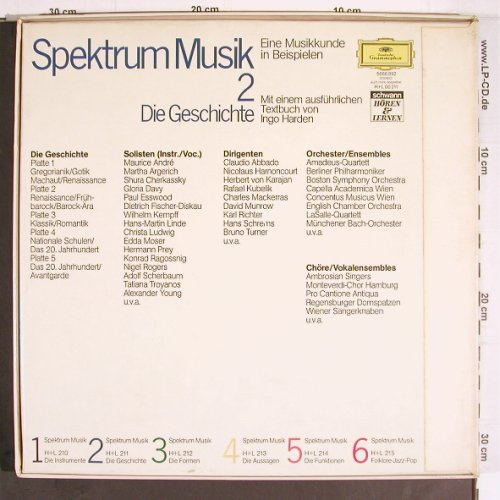 V.A.Spektrum Musik:&nbsp;2 - Die Geschichte, Box, D.Gr./Schwann (5666 892), D, 1979 Typ:&nbsp;5LP Best.-Nr.:&nbsp;Y9605 Preis:&nbsp; 17,50 Euro