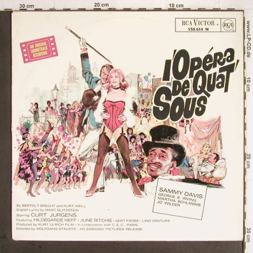 Weill,Kurt:&nbsp;L'Opéra de Quat´ Sous, RCA Victor (530.614), F, 1964 Typ:&nbsp;LP Best.-Nr.:&nbsp;Y9697 Preis:&nbsp; 9,00 Euro