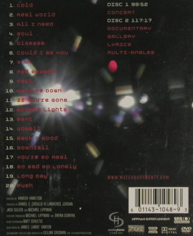 Matchbox Twenty: Show, a night in the life of, Comming Home(), , 2005 - 2DVD-V - 20032 - 10,00 Euro
