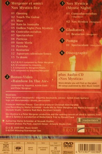 Mergener Et Amici-Peter Mergener: Nox Mystica - Live, FS-New, BSC Music(307.1003.8), , 2004 - DVD-V - 20041 - 10,00 Euro