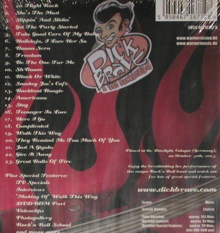 Brave,Dick  & The Backbeats: Live at the Limelight, FS-New, Warner(), D, 03 - DVD-V - 20106 - 10,00 Euro