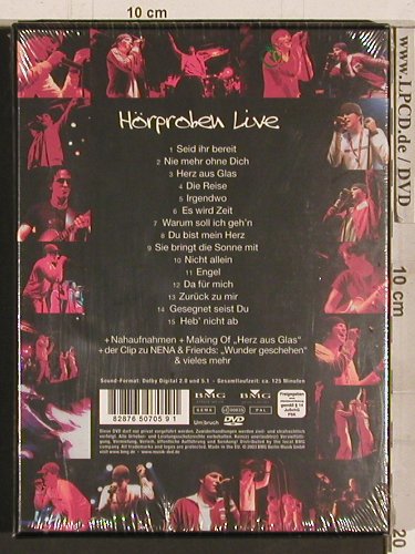 Ben & Band: Hörproben Live, FS-New, BMG(828765070591), EU, 2003 - DVD - 20274 - 5,00 Euro