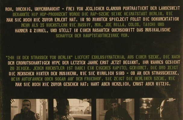 V.A.24 h in den Strassen von Berlin: Colos..UVM, FS-New, Twenty One(), EU, 2009 - DVD-V - 20230 - 7,50 Euro