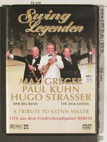 V.A.Swing Legenden - Live: Max Greger,Paul Kuhn,HugoStrasser, Kock/SWR(06025), D, 07 - DVD-V - 20125 - 10,00 Euro