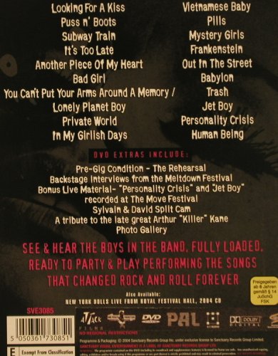 New York Dolls: Live from Royal Festival Hall,2004, Sanctuary(SVE3085), , 04 - DVD-V - 20071 - 10,00 Euro