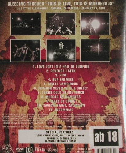 Bleeding Through: This is Live, this is Murderous, Kung Fu(13),Ab18(78828-9), FS-New, 2004 - DVD - 20196 - 10,00 Euro