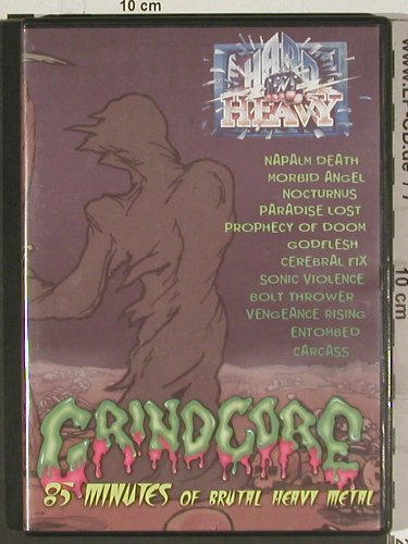 V.A.Grindcore: 85 Minutes of Brutal Haevy Metal, Metal Paint(MTLDVD003), UK,NoBookl,  - DVD - 20213 - 7,50 Euro