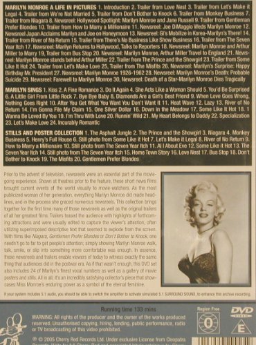 Monroe,Marilyn: A Life in Pictures, Cherry Red Films(RedlineDVD2), , 2005 - DVD-V - 20065 - 7,50 Euro