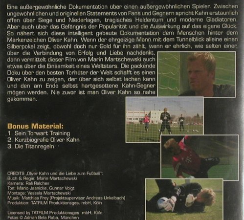Oliver Kahn: und die Liebe zum Fussball, delta(), D, 2005 - DVD-V - 20154 - 5,00 Euro