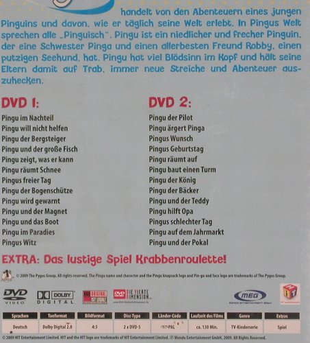 Pingu: Vol. 4 (1986), FS-New, HIT(), EU, 2009 - 2DVD-V - 20235 - 7,50 Euro