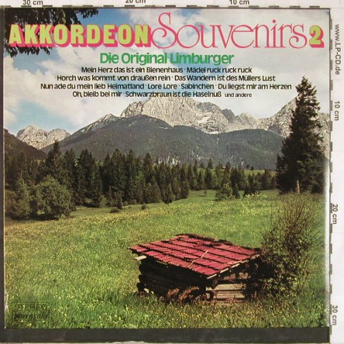 Original Limburger: Akkordeon Souveniers 2, Baccarola(88 423 ZT), D,  - LP - E4898 - 6,00 Euro