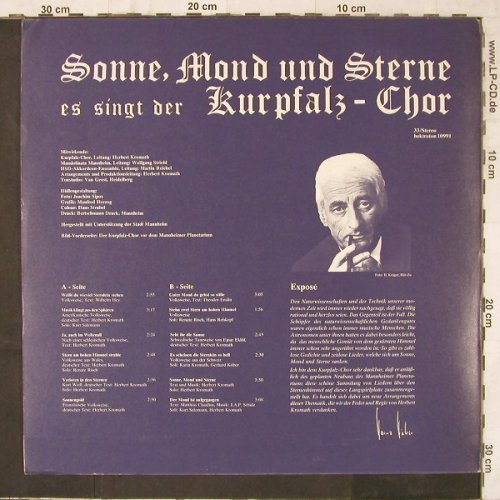 Kurpfalz-Chor Mannheim: Sonne Mond und Sterne, hekroton(10991), D,  - LP - E6413 - 7,50 Euro