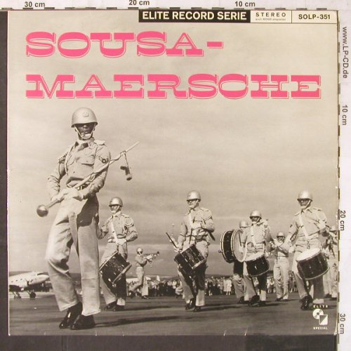 American Military Band: Sousa-Maersche,Cpt.Wayne Thompson, Elite(SOLP-351), D,  - LP - E6542 - 7,50 Euro