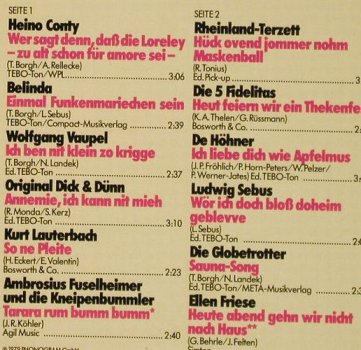 V.A.Alaaf und Helau: Heino Conty...AmbrosiusFuselheimer, Philips(6623 139), D, Foc, 1979 - 2LP - E6689 - 7,50 Euro