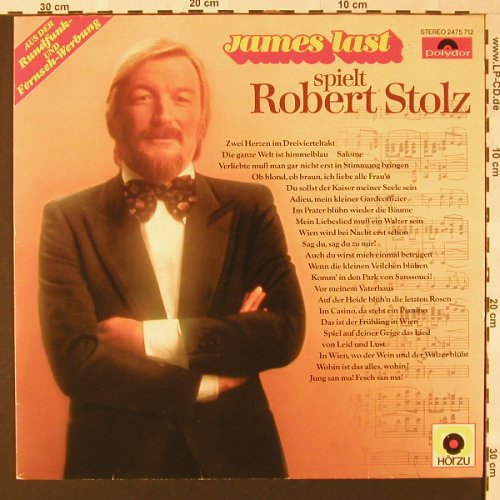 Last,James: Spielt Robert Stolz, HörZu/Polydor(2475 712), D, 1977 - LP - E7972 - 7,50 Euro