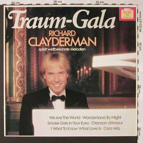 Clayderman,Richard: Traum-Gala, Teldec(6.26386 BU), D, 1986 - LP - E8005 - 5,00 Euro