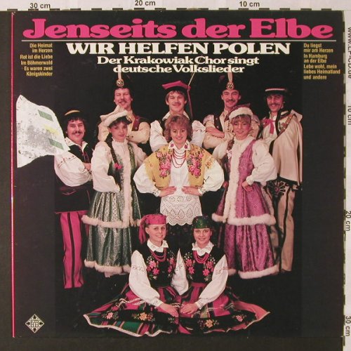 Krakowiak Chor-deutsche Volkslieder: Wir Helfen Polen-Jenseits der Elbe, Telefunken(6.25103 BF), D, 1982 - LP - E9085 - 7,50 Euro