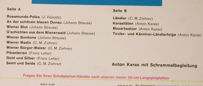 Karas,Anton: Heurigenstimmung, Elite Special(SOLP 33-227), CH,  - LP - F1526 - 7,50 Euro