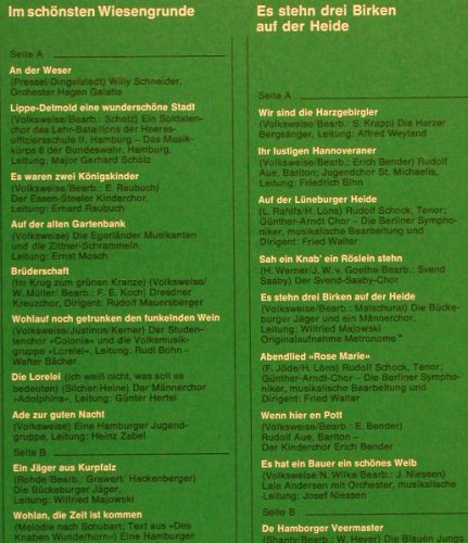 V.A.Klingender Hausschatz: deutscher Volkslieder,Foc,(Chöre), Marcator(75 307), D,64Tr.Box,  - 4LP - F3129 - 17,50 Euro