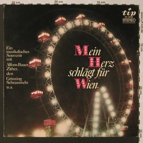 V.A.Mein Herz Schlägt Für Wien: 16 Tr., Musterplatte, Tip(63-3068), D, 1967 - LP - F3141 - 9,00 Euro