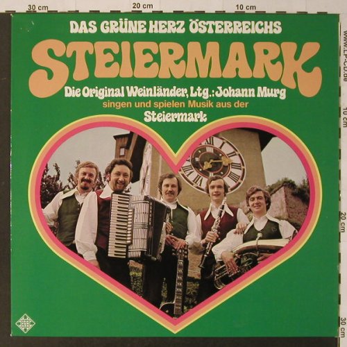 Original Weinländer: Steiermark, Ltg. J.Murg, Telefunken(6.23545 AF), D, 1978 - LP - F3943 - 6,00 Euro