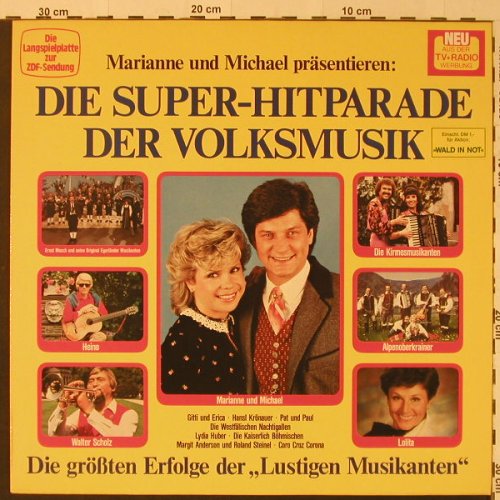 V.A.Die Super-Hitparade d.Volksmusk: Mariane u. Michael präs. Mosch, Teldec(6.26206 BZ), D, 1985 - LP - F4172 - 6,00 Euro