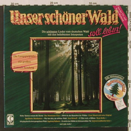 V.A.Unser Schöner Wald...: Montanara, Heinz Hoppe..20 Tr., K-tel(TG 1521), D, 1984 - LP - F4564 - 5,00 Euro