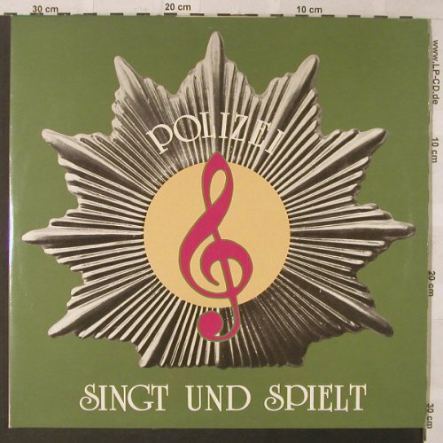 V.A.Polizei & singt und spielt: Volksmusik,Klassik,Märsche..., Sängerbund d. Polizei(SF 06104), D,  - 2LP - F462 - 9,00 Euro
