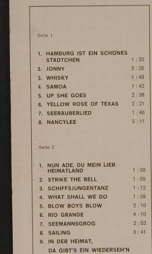 Matrosen-Chor Jan Maaten: Mit Wind und Wellen, Perl(PSLP 10), D, 1967 - LP - F4645 - 9,00 Euro