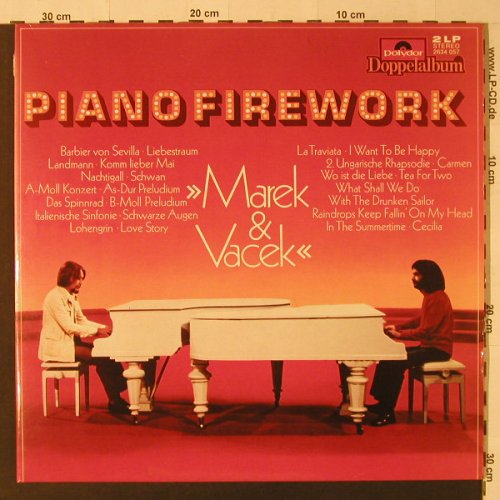 Marek & Vacek: Piano Firework, Foc, Polydor(2634 057), D, 1969 - 2LP - F4685 - 9,00 Euro