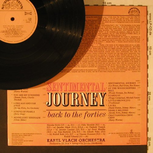 Vlach Orchestra,Karel: Sentimental Journey, Supraphon(1 13 1587), CZ, 1974 - LP - F5785 - 7,50 Euro