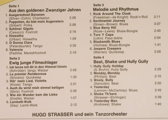 Strasser,Hugo & Tanz-Orch.: Tanzturnier Mit, Foc, EMI Columbia(SMC 2123/24), D,  - 2LP - F6030 - 7,50 Euro