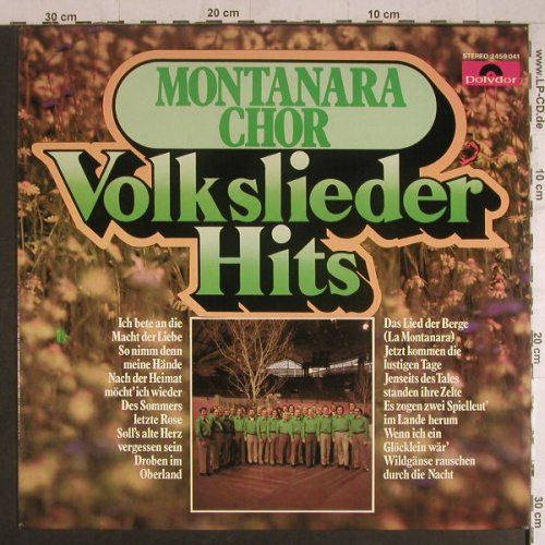 Montanara Chor: Volkstümliche Hits, Polydor(2459 041), D, Ri,  - LP - F6121 - 6,00 Euro
