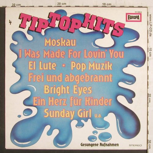 Hiltonaires & Orch. Udo Reichel: Tip Top Hits,Vol.1,gesungene Aufn., Europa(111 559.6), D, woc, 1979 - LP - F6584 - 6,00 Euro