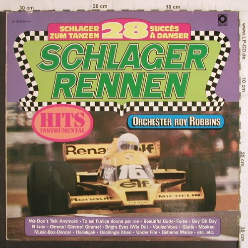 Robbins Orchester,Roy: Schlager Rennen, Sonocord(27 147-8), D, 1980 - LP - F6590 - 6,00 Euro