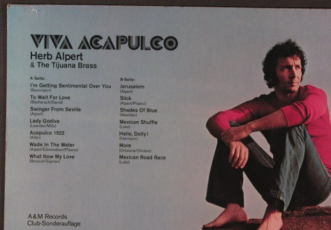 Alpert,Herb & Tijuana Brass: Viva Acapulco, m-/vg+, AM(61 680), D,  - LP - F6681 - 5,00 Euro