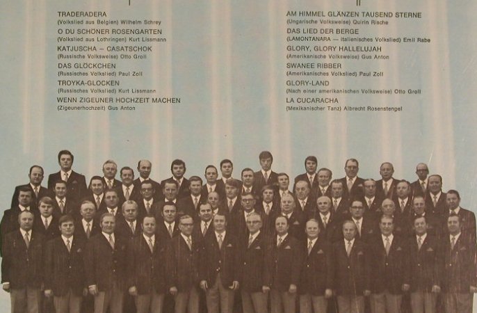 Männerchor Altenhagen von 1962: Moderne Chormusik aus aller Welt, Life Records(ST 72521), D, 1962 - 10inch - F6803 - 9,00 Euro