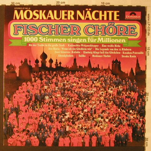 Fischer Chöre: Moskauer Nächte, Club Ed., Polydor(27 561-0), D, 1975 - LP - F774 - 6,00 Euro