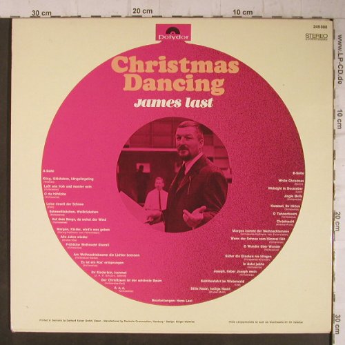 Last,James: Christmas Dancing, Ri, Polydor(249 088), D, 1966 - LP - F7813 - 12,50 Euro