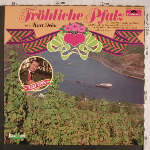 Dehn,Kurt: Fröhliche Pfalz, Polydor(2418 622), D, 1973 - LP - F8325 - 7,50 Euro